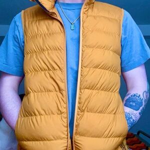Stoic Mustard Puffer Vest - Large